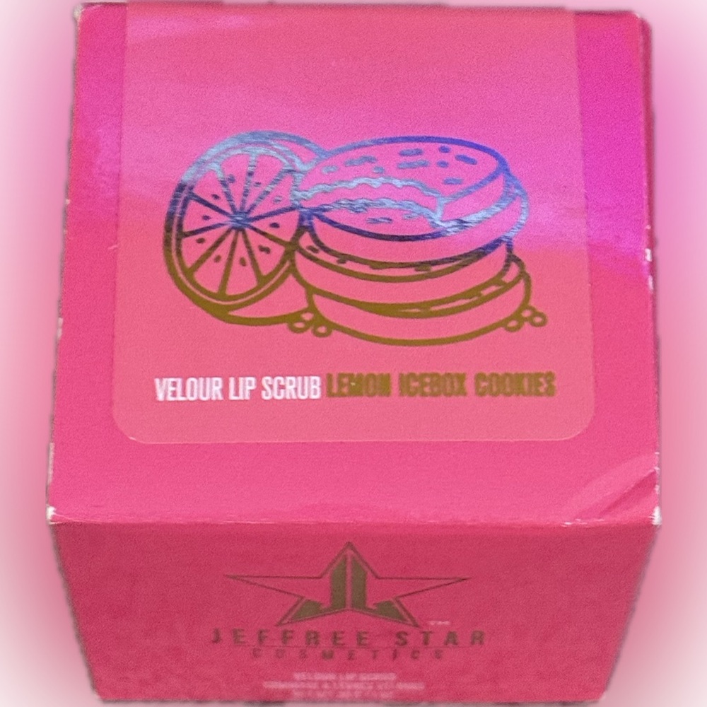 🍋JEFFREE STAR🍋Lemon Icebox Cookies Velour Lip Scrub/NIB - Picture 5 of 9